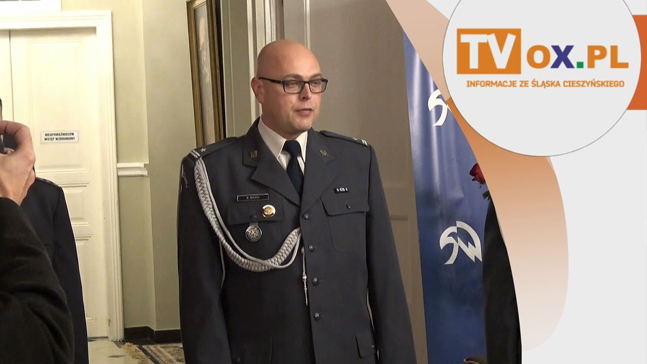 [FLESZ] Uroczysta odprawa funkcjonariuszy Zakładu Karnego w Cieszynie.