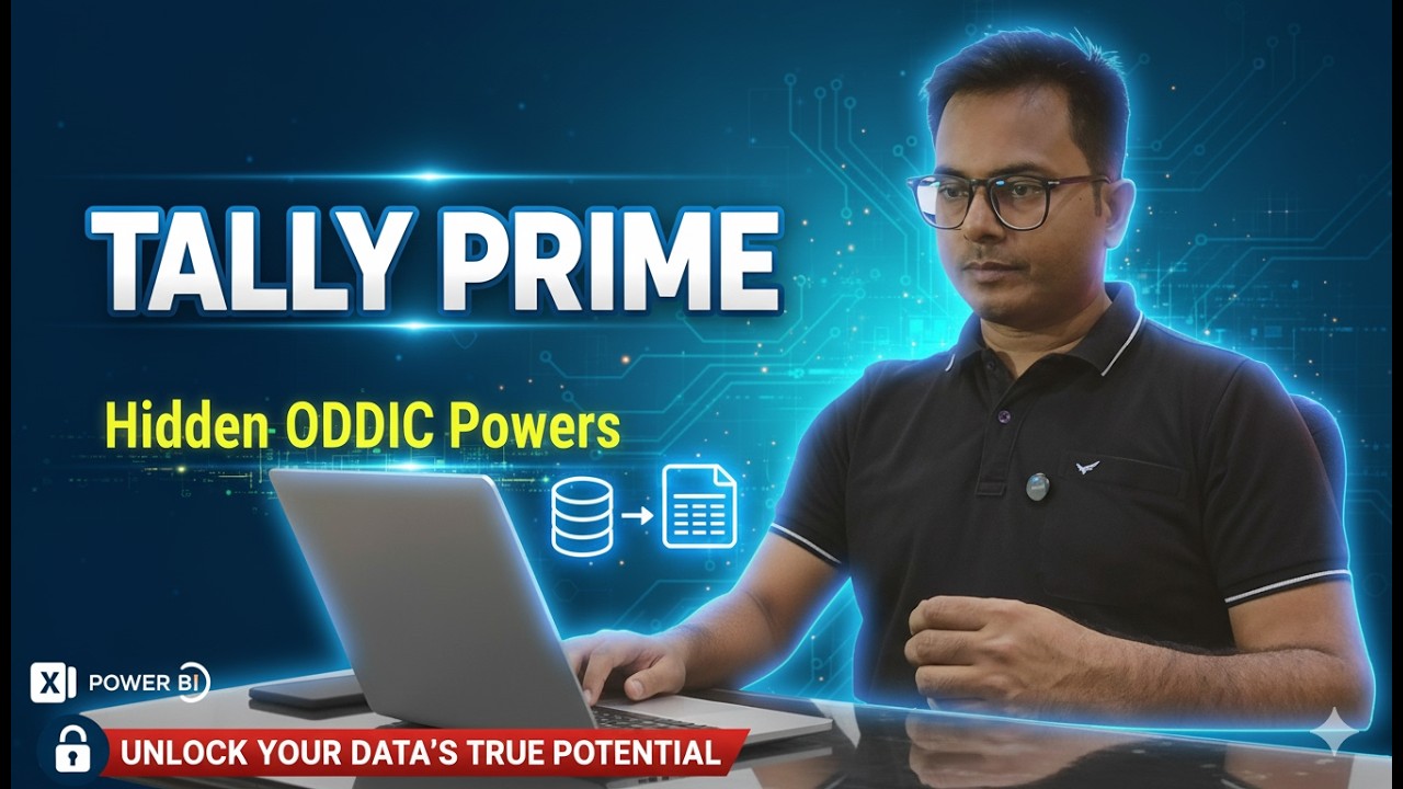 TallyPrime Hidden Power to Scrap Data | TALLYPRIME SQL ODBC AND EXCEL POWER BI @Learn Well