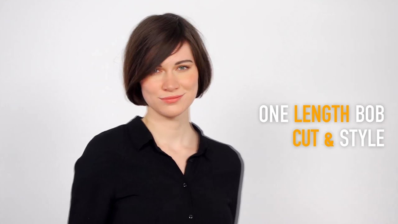 One Length Bob Cut & Style Tutorial | KMS Pro