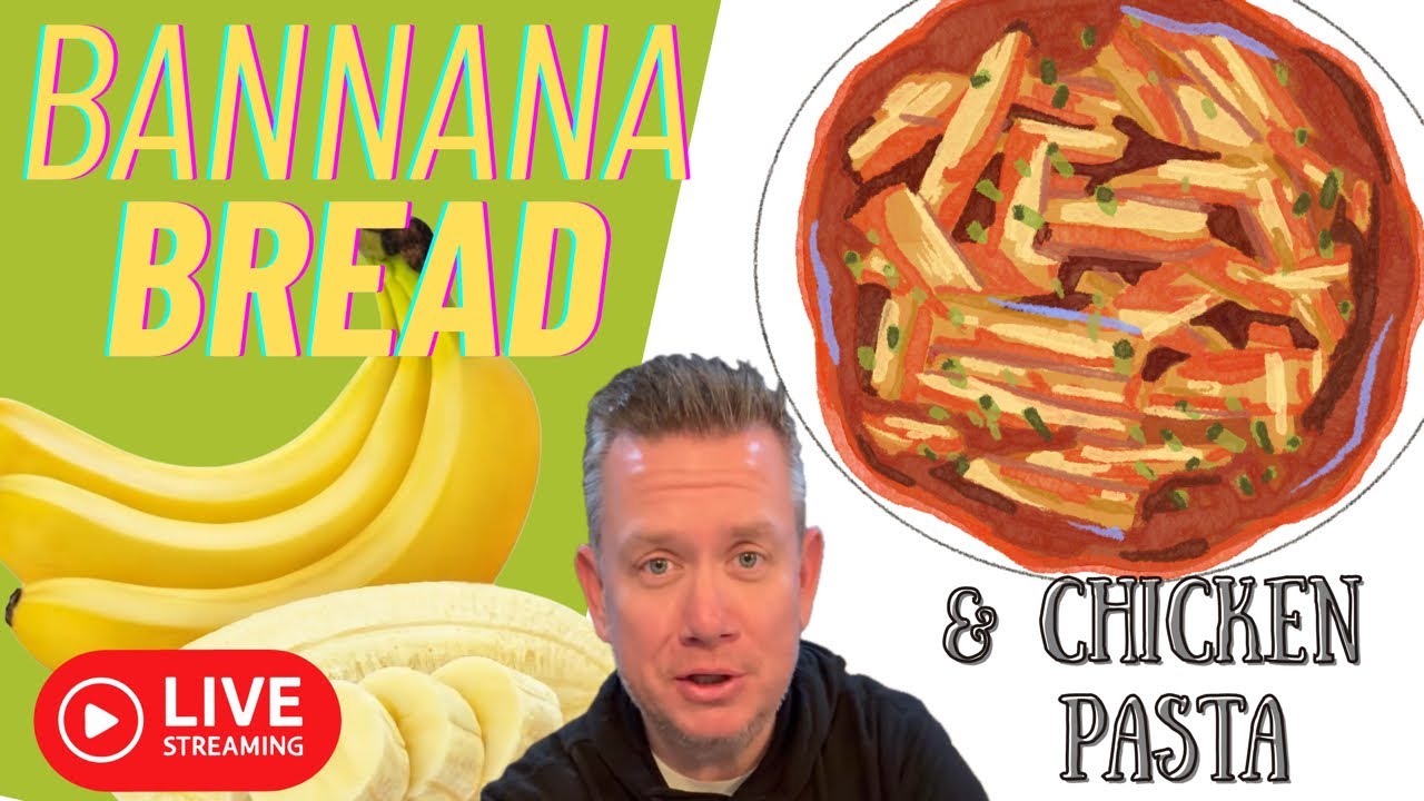 Banana bread & No-Name chicken pasta