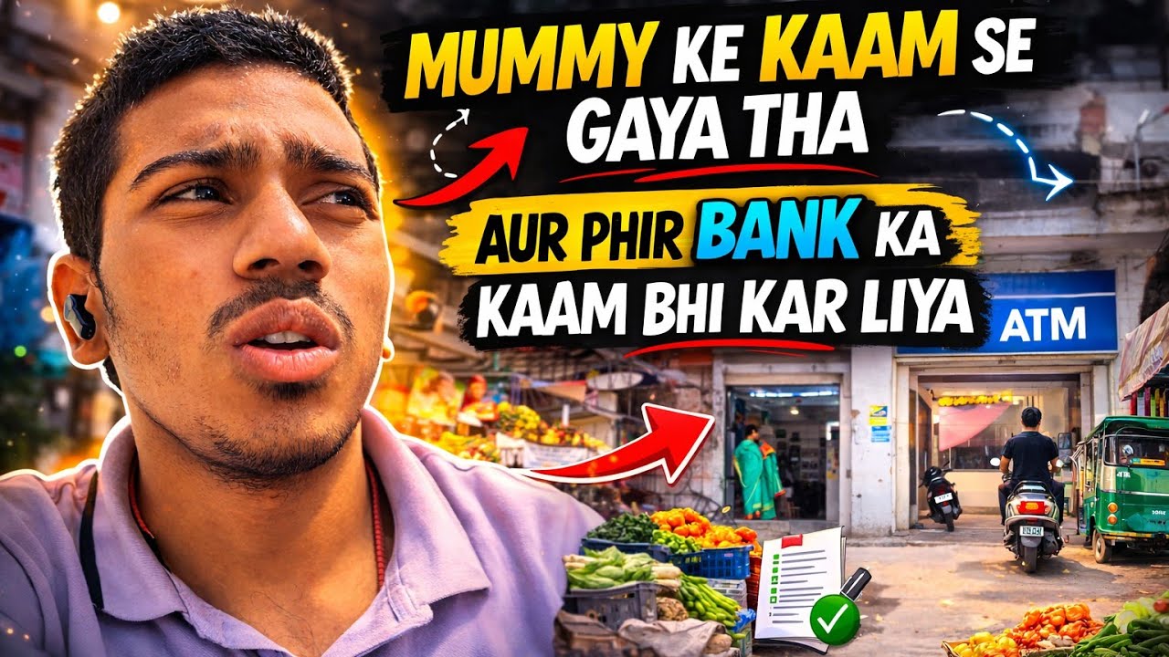Market Gaya… ATM Form Submit! | Vlog”