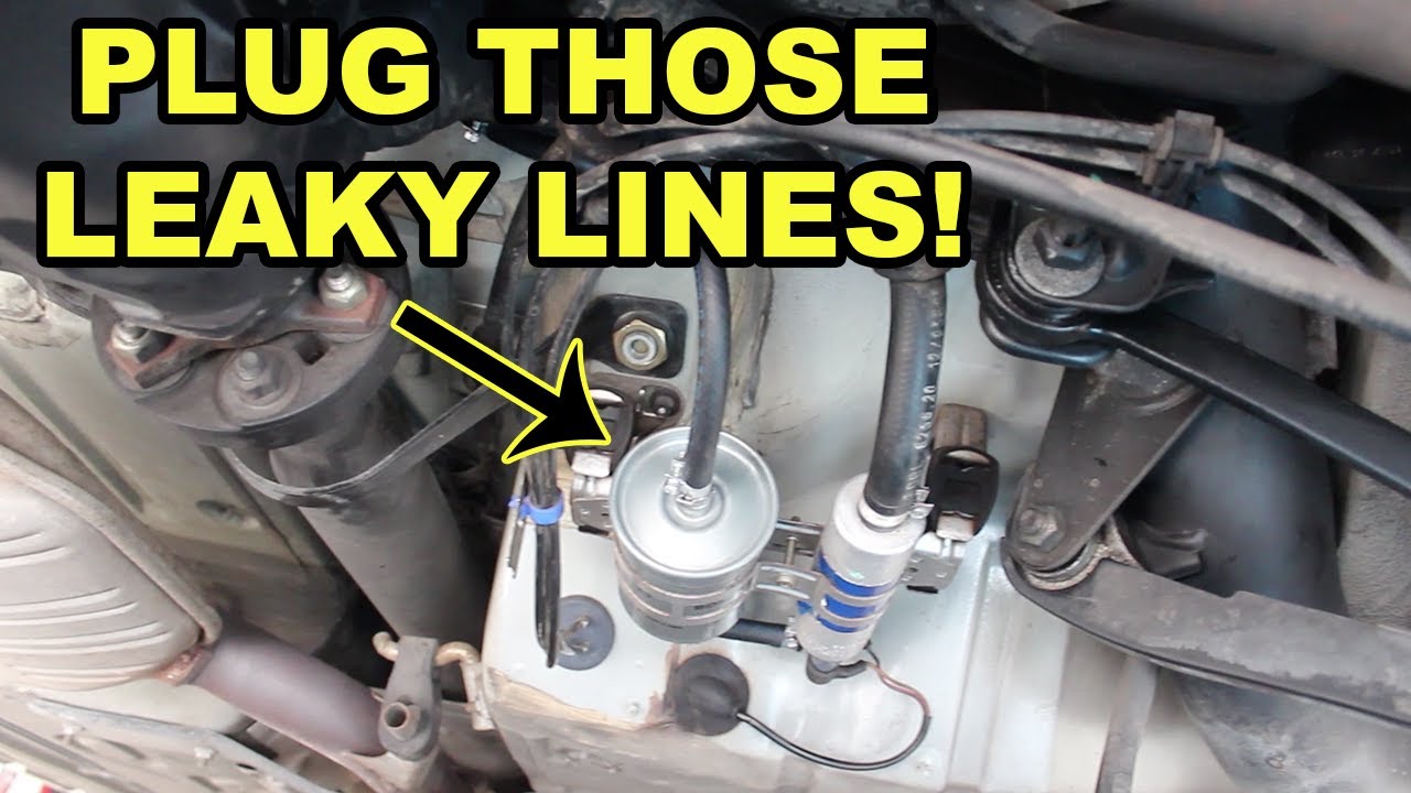 W140 Mercedes-Benz Leaking Fuel Line Replacement