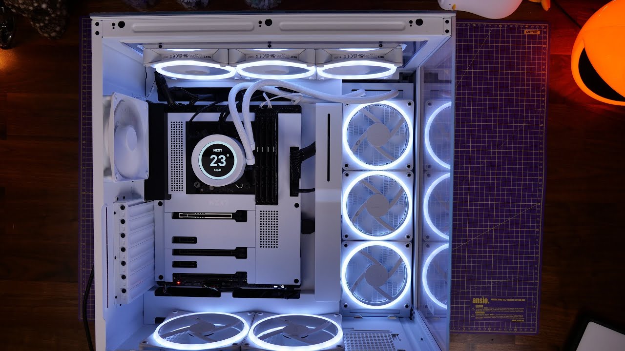 NZXT H9 Elite ASMR PC build