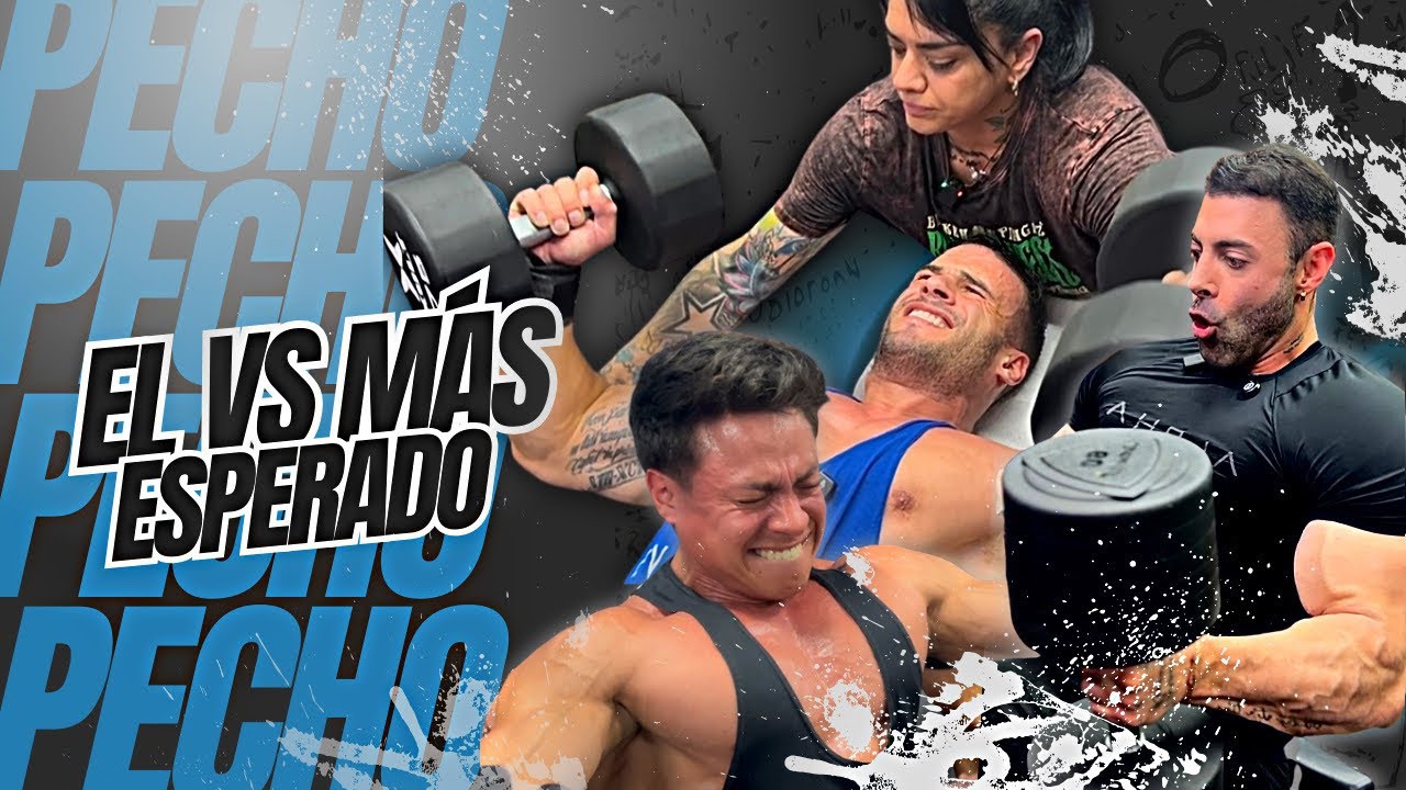 Sebastián Lizarzaburu VS Ricardo Elías 💥 Entrenamiento de Pecho con mi entrenadora Kathy 💀