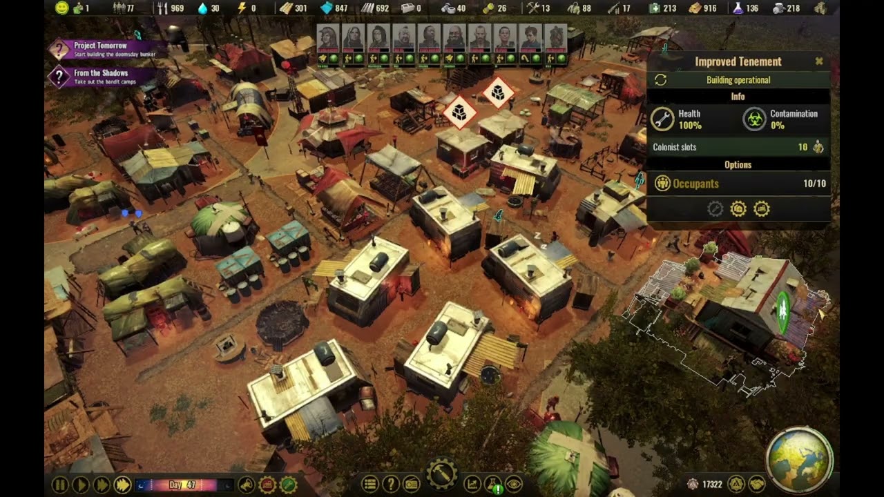 Surviving to Day 50 in Surviving the Aftermath