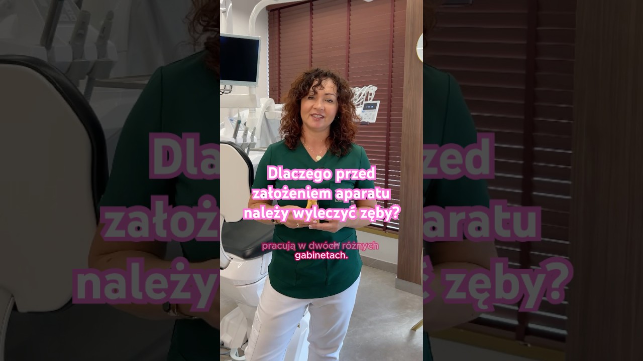 Dlaczego przed założeniem aparatu należy wyleczyć zęby? | L&rsquo;experta #shorts