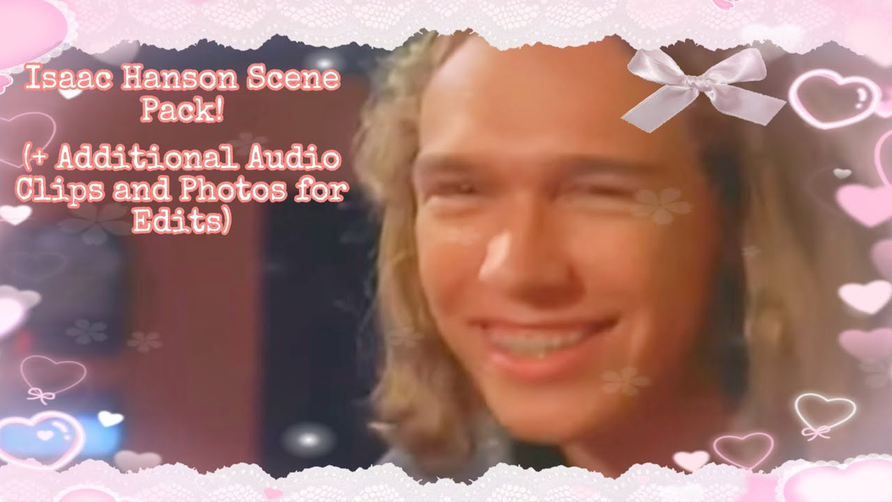 Isaac Hanson Scene Pack!