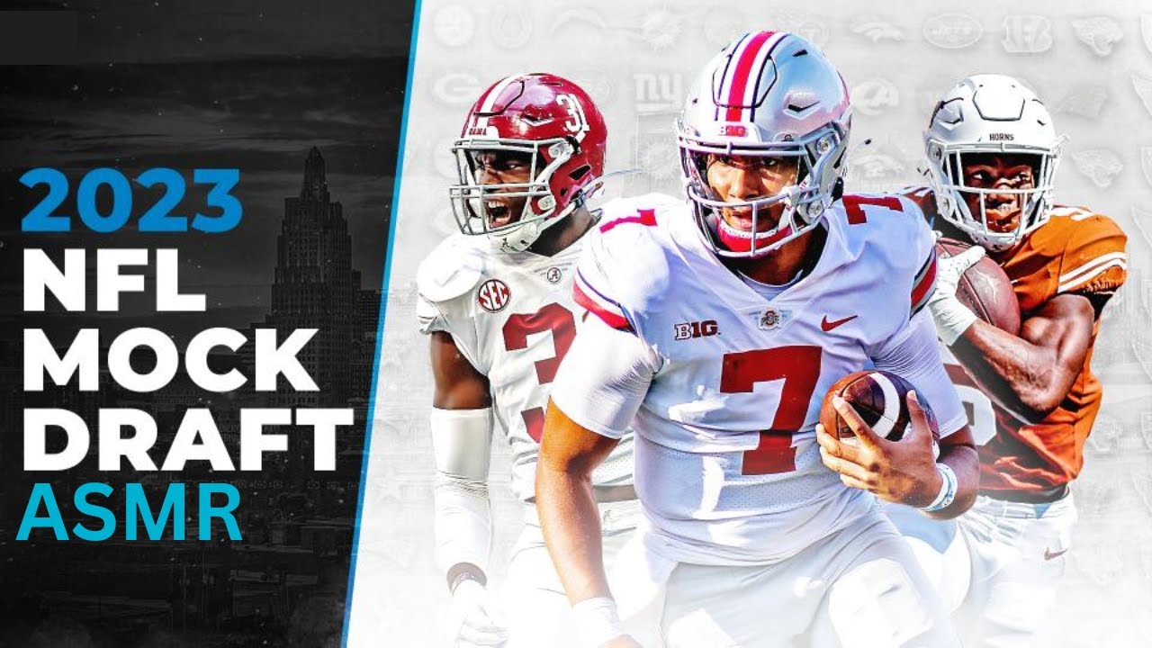 [ASMR] 2023 NFL FULL First Round Mock Draft  - NFL ASMR