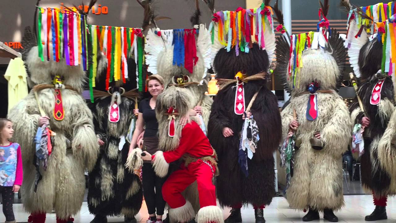 Obisk kurentov v Citycentru Celje
