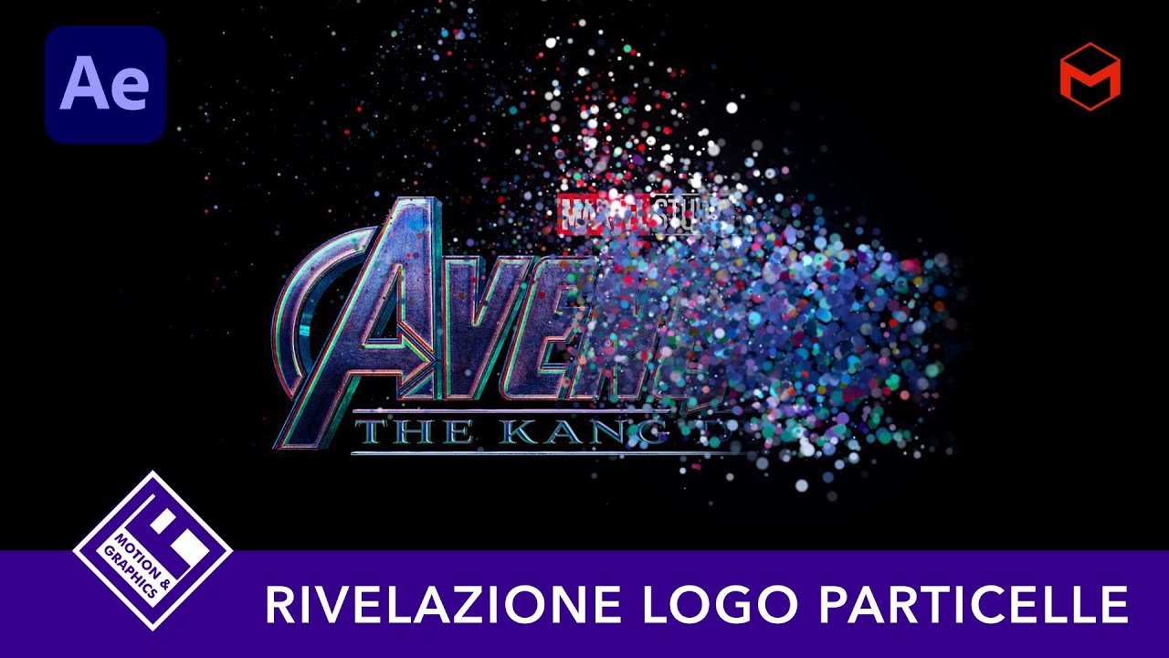 Come rivelare un logo attraverso delle particelle - After effects tutorial