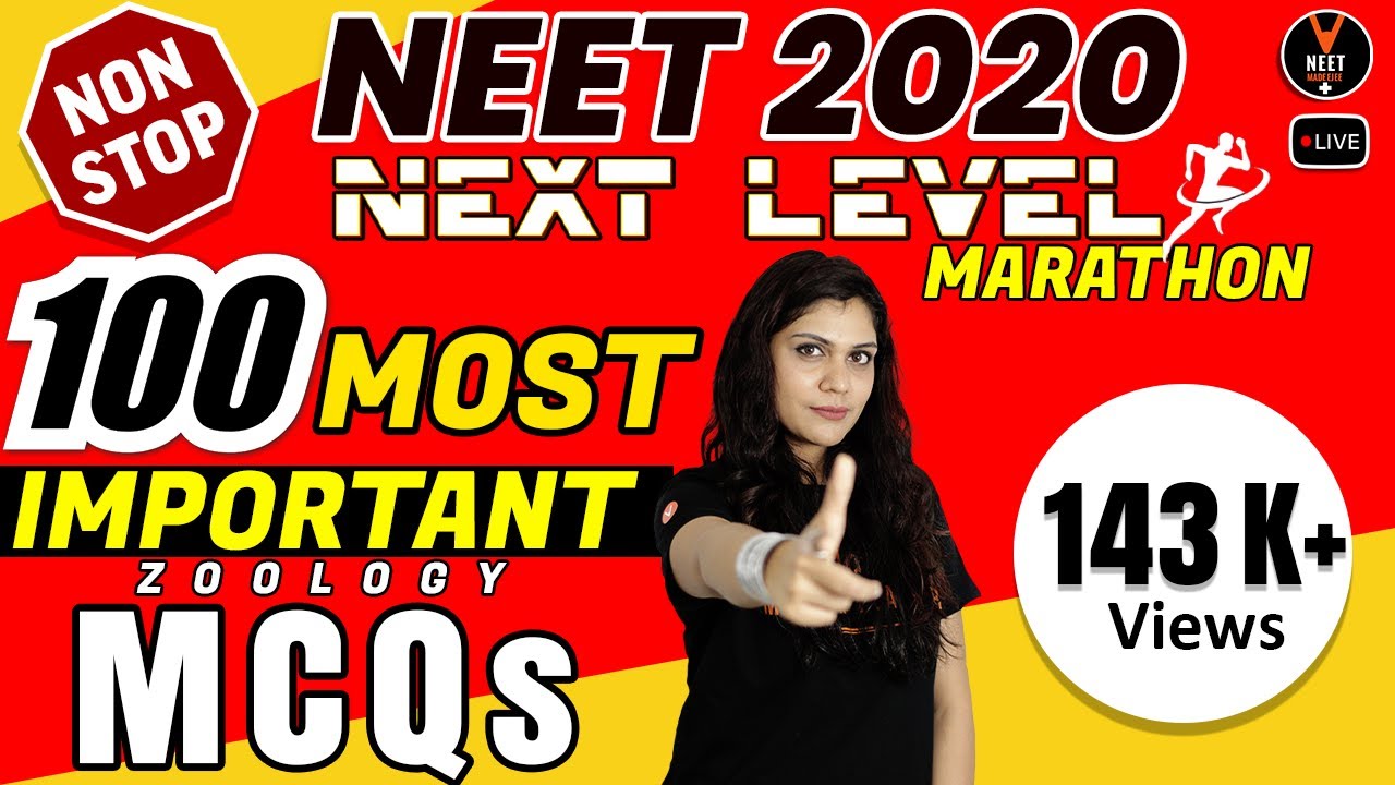 NEET 2020: 100 Important MCQ's | NEET Preparation 2020 | NEET Exam | Garima Goel | Vedantu NEET