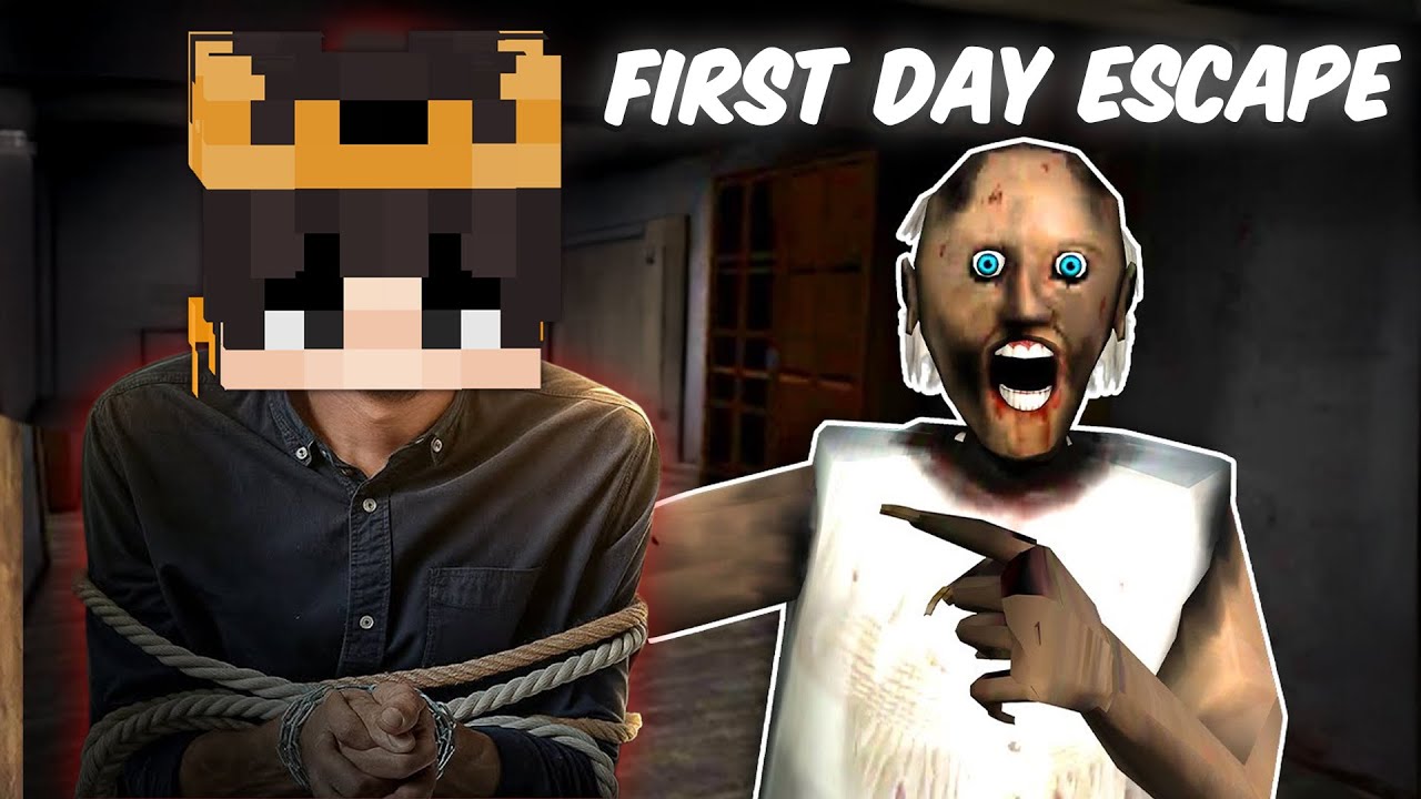 I ESCAPED GRANNY on DAY 1! 😱 | Dark Boii