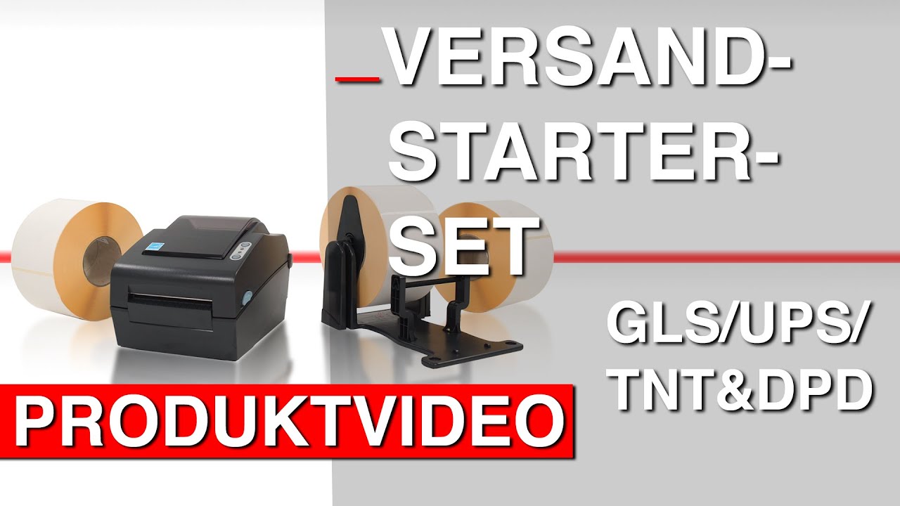 Versandetiketten-Starter-Set | TNT-, UPS- und GLS-Etiketten drucken | Mediaform [Produktvideo]