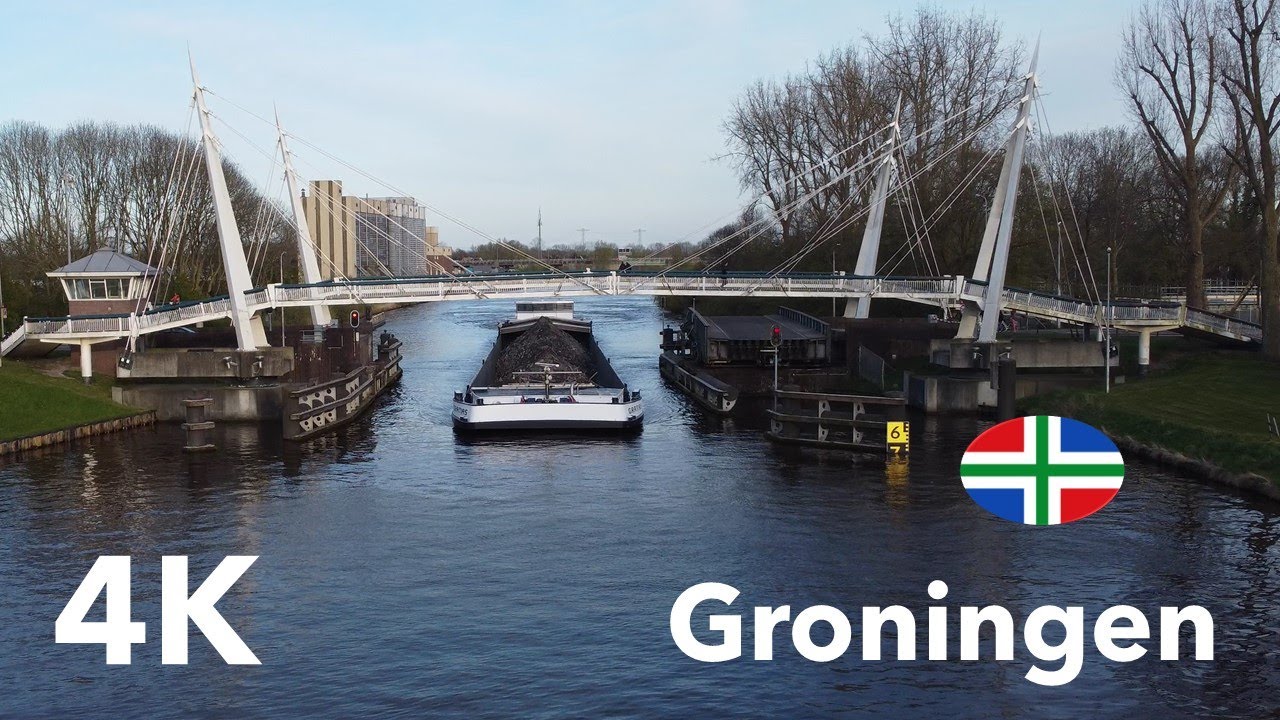 Gerrit Krolbrug Groningen - 4k Drone Footage