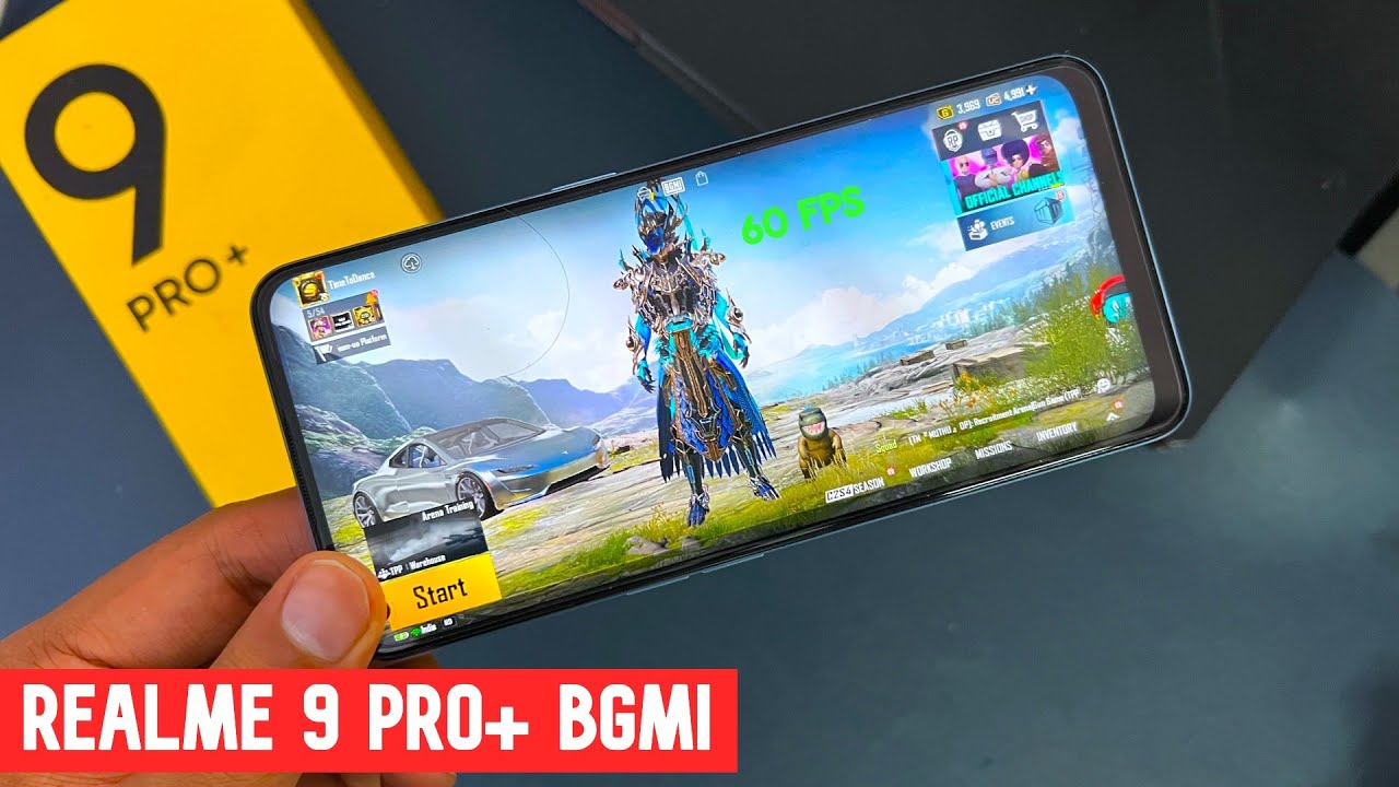 Realme 9 Pro+ PUBG Gaming Test with FPS & Heating | BGMI Gameplay Hindi