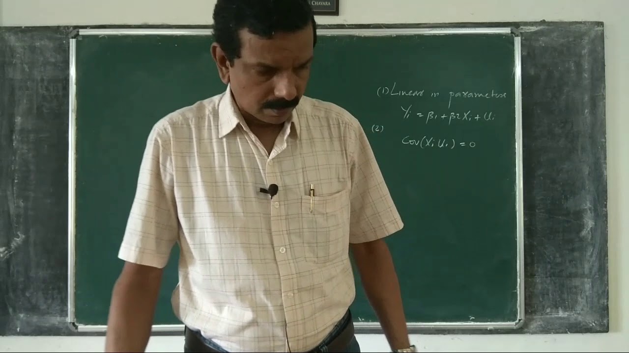 Econometrics 29: Assumptions of the classical linear regression model (1)