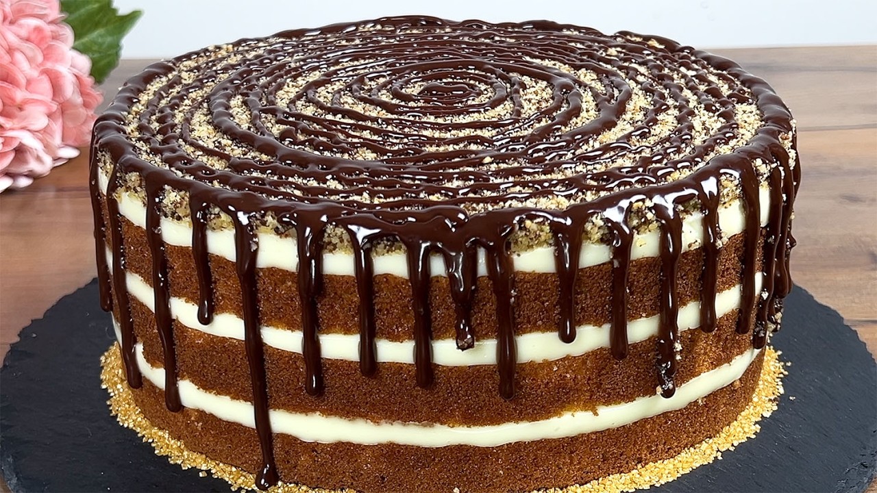 Такой торт никто не сможет испечь! Самый нежный и вкусный ванильный торт в мире!