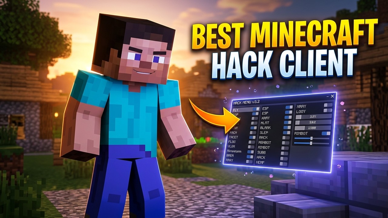 Minecraft Hack Client 1.21.11: Лучшее мод-меню, читы и бесплатный взломанный клиент 2026 (Java PC)