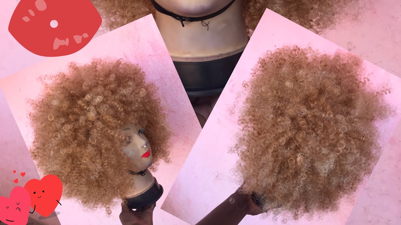 Como fazer peruca afro