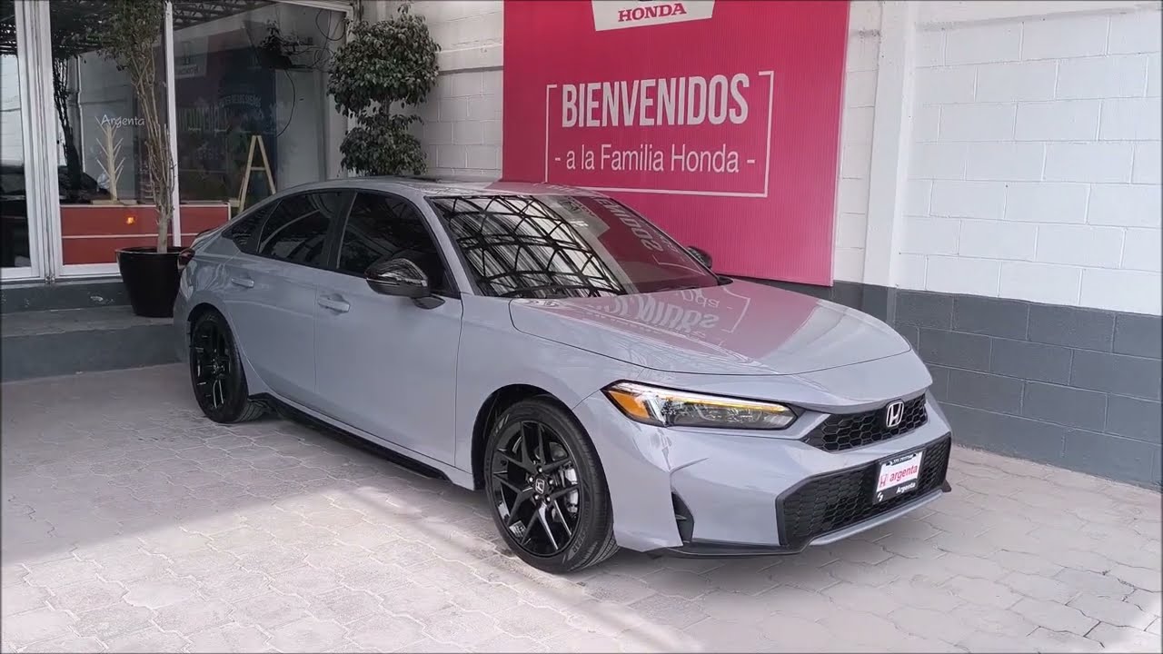 Honda civic Sport Hibrido Gris cósmico 2025 #Colores #honda #civic #hibrido