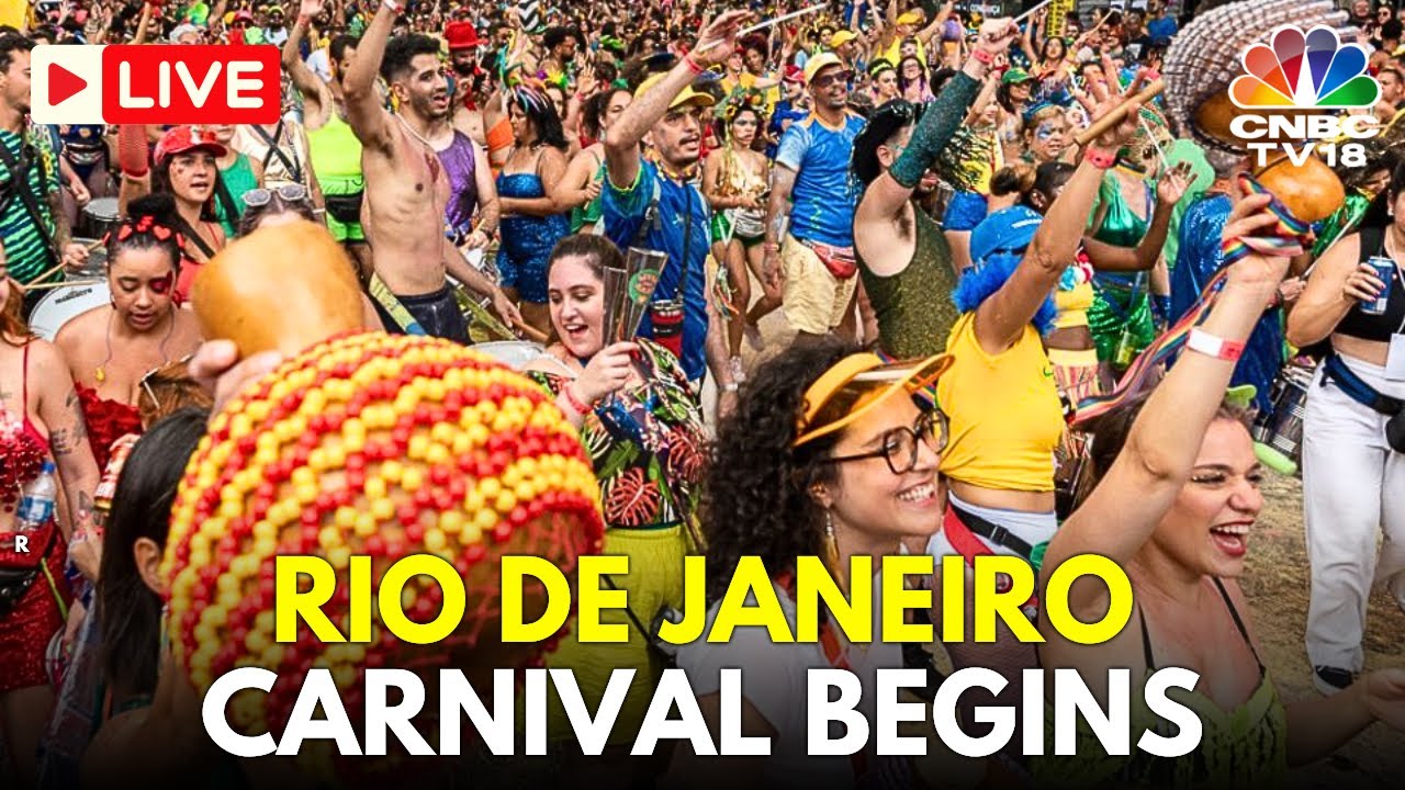 Rio de Janeiro 2025 Carnival LIVE | Vibrant Costumes and Dancing at Brazil's Biggest Party | N18G