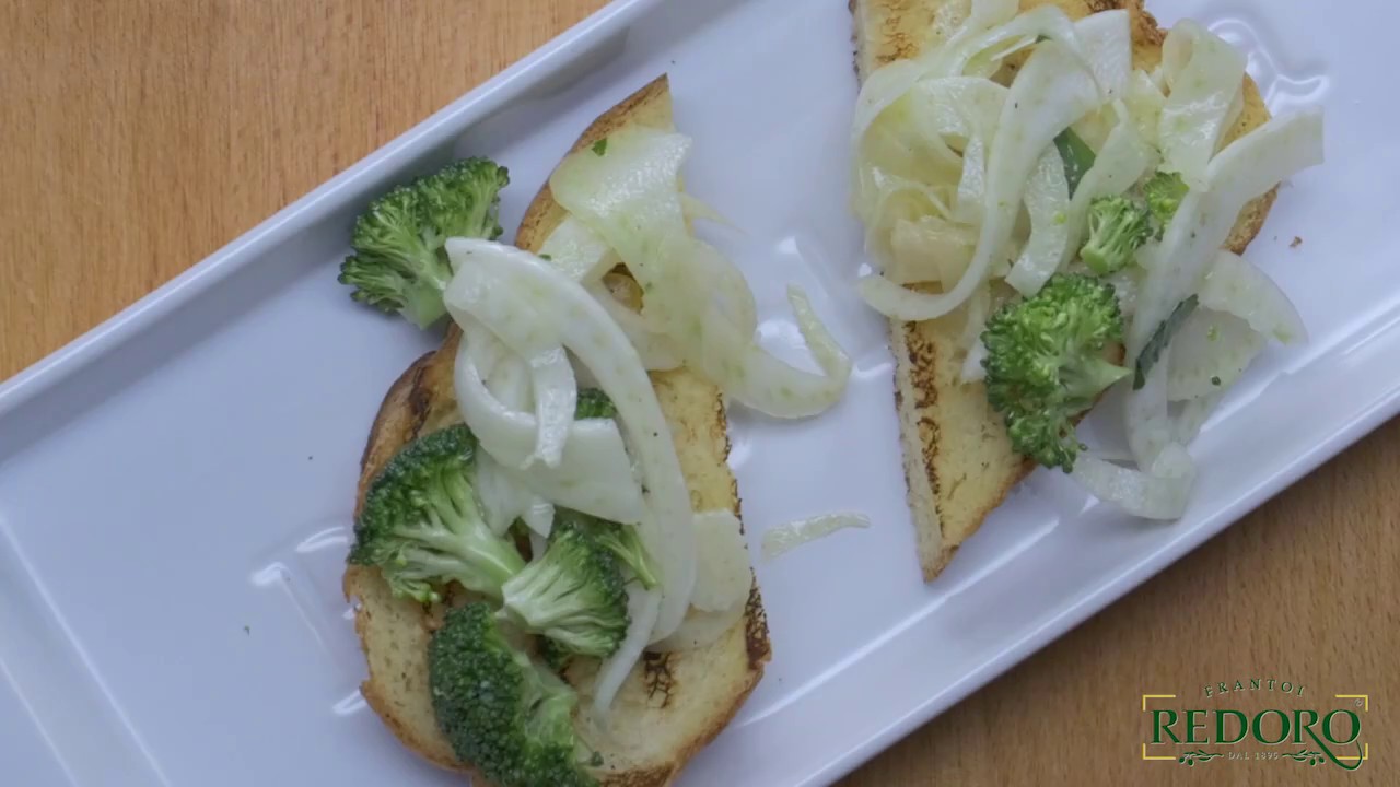 Video Ricetta Bruschetta Olive Broccoli Finocchio