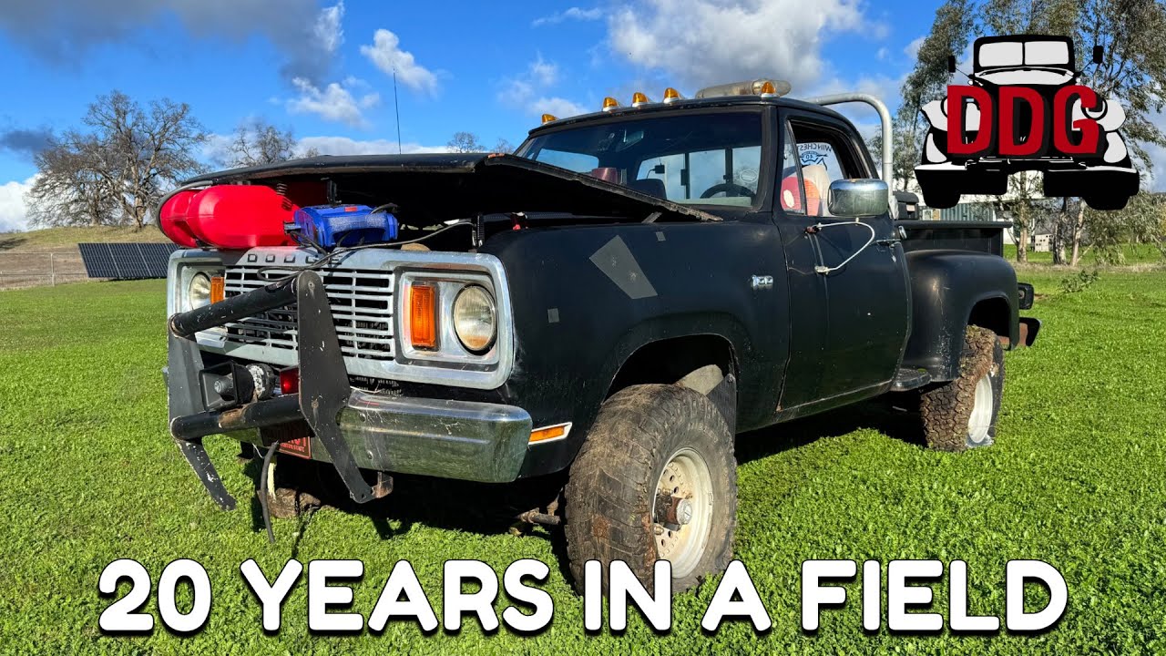 Roadtrip Revival - 1972 Dodge W100 Power Wagon Rescued From A Field After 20 Years (Plus Toy Trains)