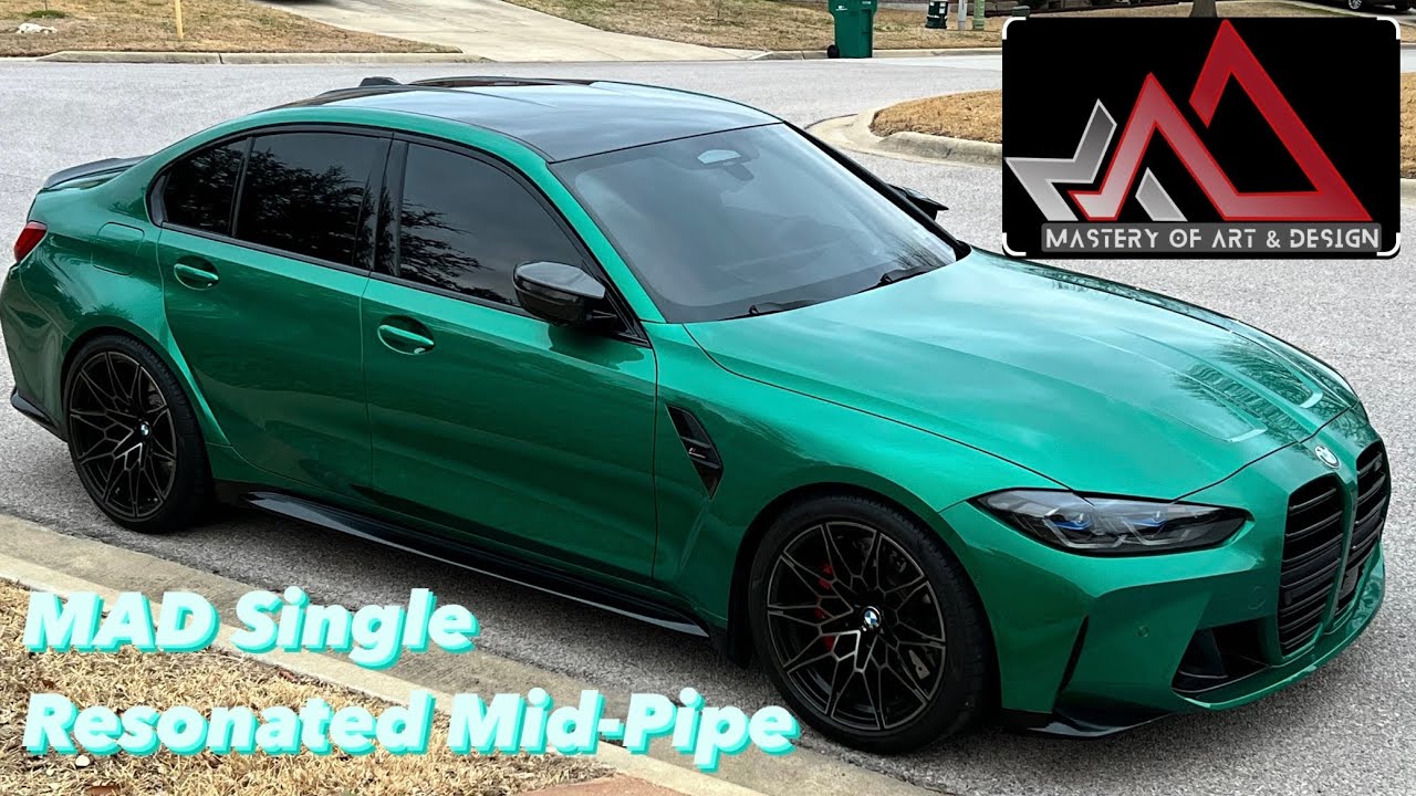 2024 G80 M3: MAD Resonated Midpipe, plus SST Valve Controller. 