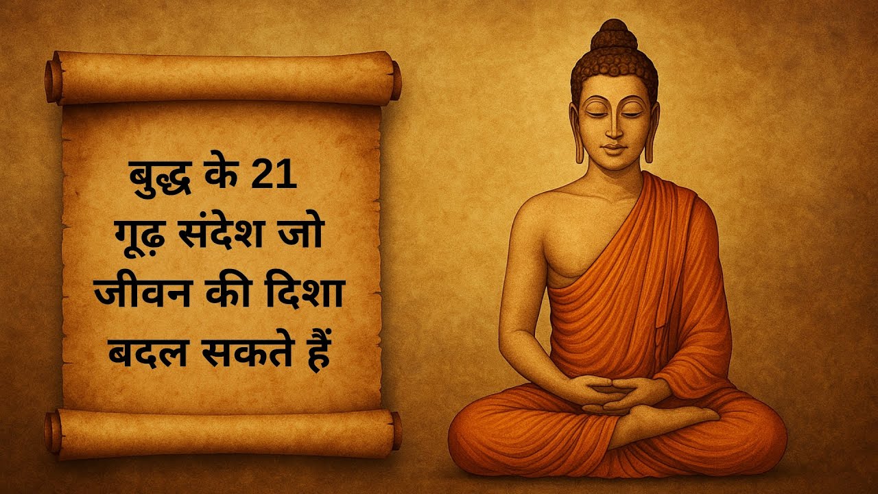 बुद्ध के 21 गूढ़ संदेश जो जीवन की दिशा बदल सकते हैं | #buddha #buddhateachings