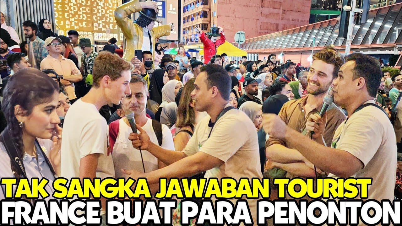 Tepukan Gemuruh Penonton Buat Pelancong Dari france,Tak Sangka Mereka pun Suka Nasi Lemak
