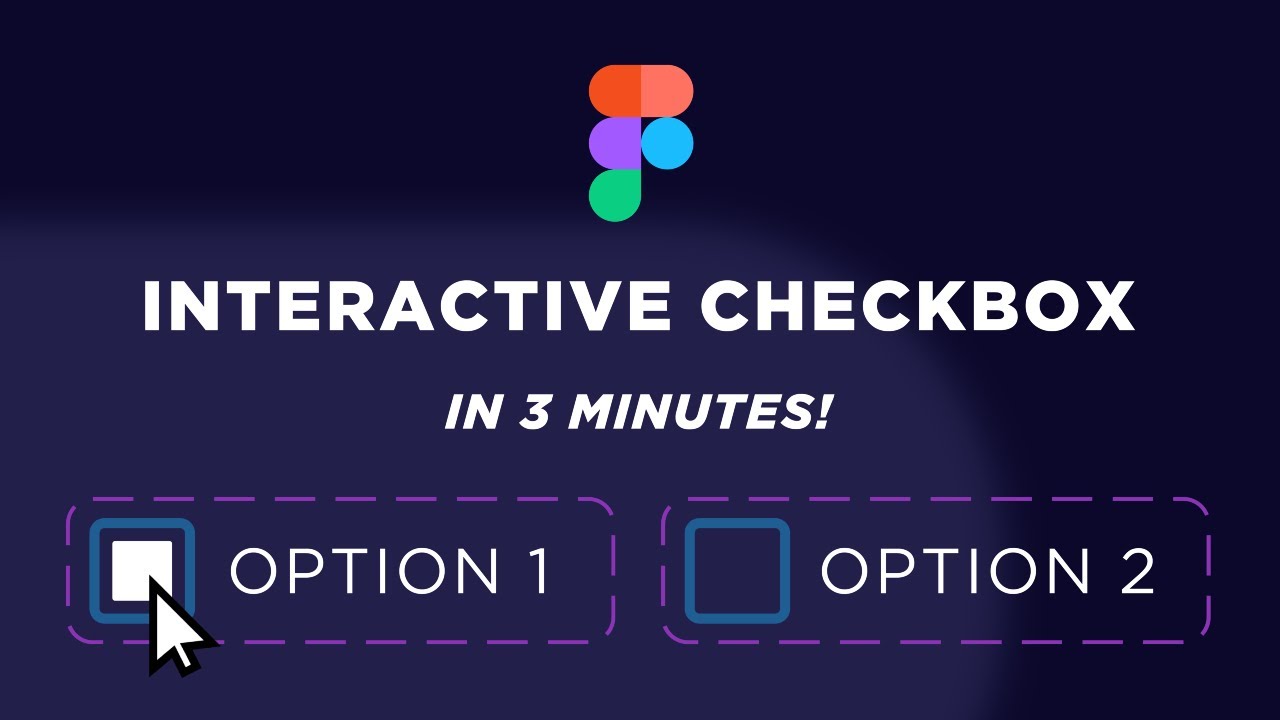 Create INTERACTIVE CHECKBOX in Figma | Easy Tutorial