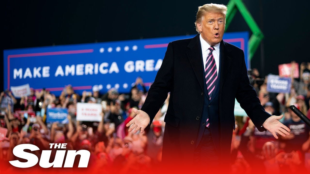 Donald Trump campaign rally near Pittsburgh, Pennsylvania