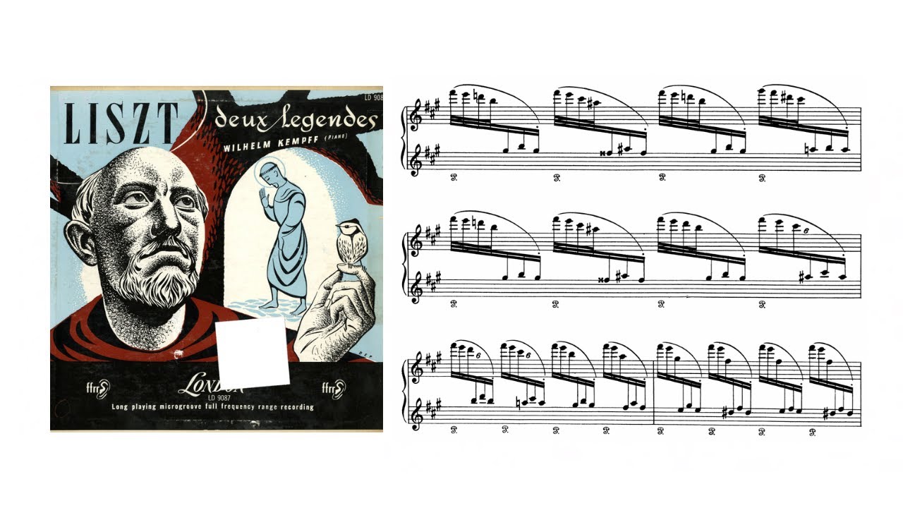 F. LISZT - 2 Saint Francis Legends S.175 (Wilhelm Kempff) [1951]