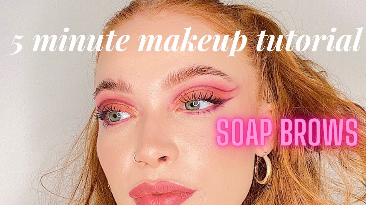 HOW TO DO SOAP BROWS | 5 MINUTE MAKEUP TUTORIAL, EPISODE 1 | Bethan Lloyd