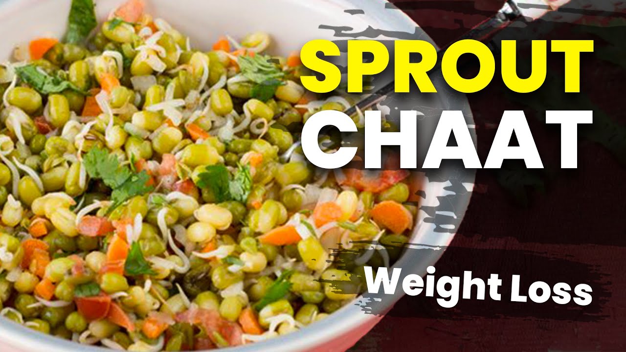 Easy And Quick Sprout Chaat | How To Make Weight Loss Recipe In Hindi | I'MWOW