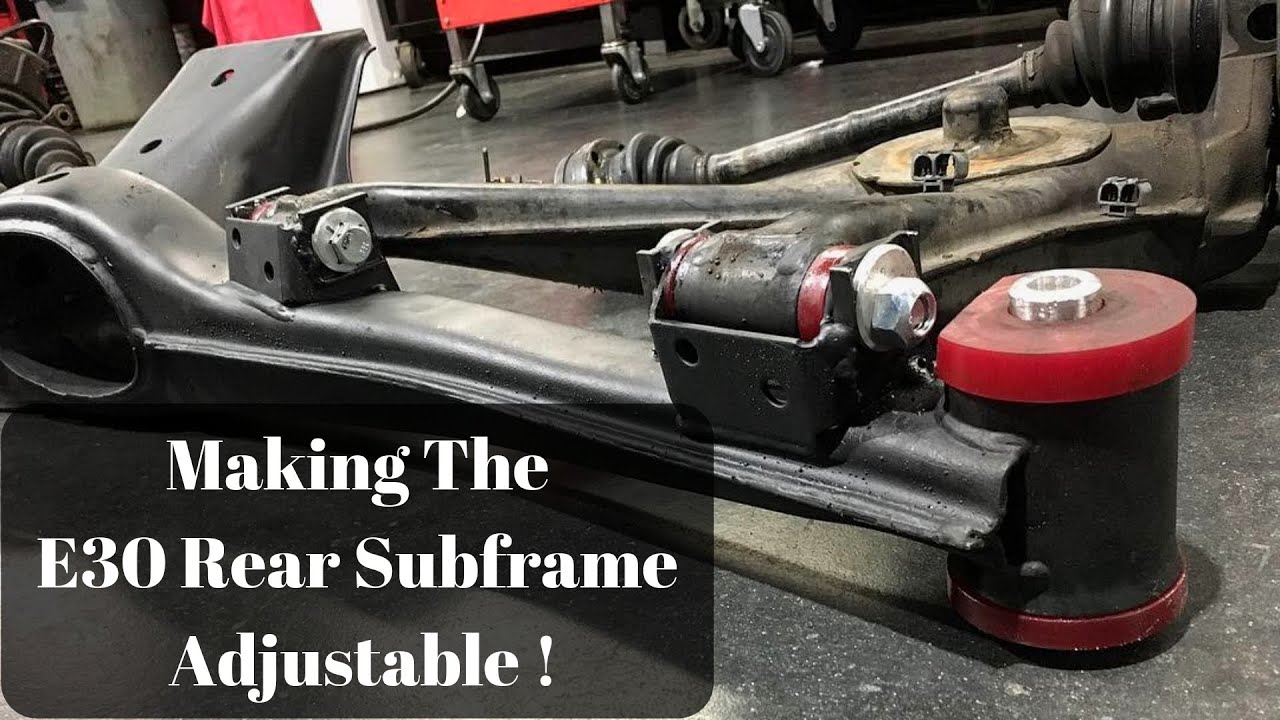 Installing Camber&Toe Brackets + Poly Bushings on the E30