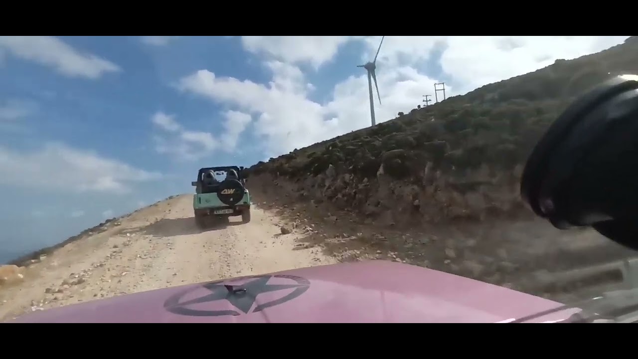 18th October, 2025  ATV Tour by a Suzuki Jeep, Kos Island. Clip 5 (see details)