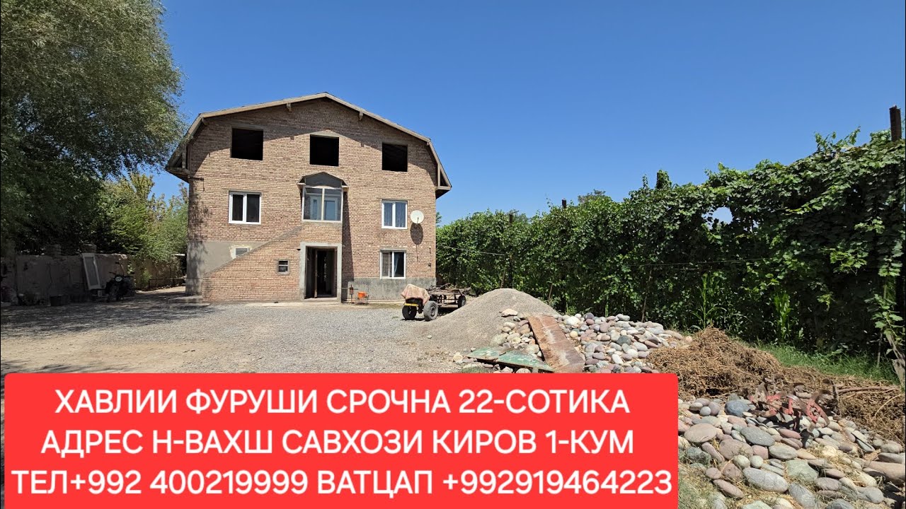 Хонахои фуруши ТЧ. Н-ВАХШ, ЧИСЛОИ 07.08,2025СОЛ.