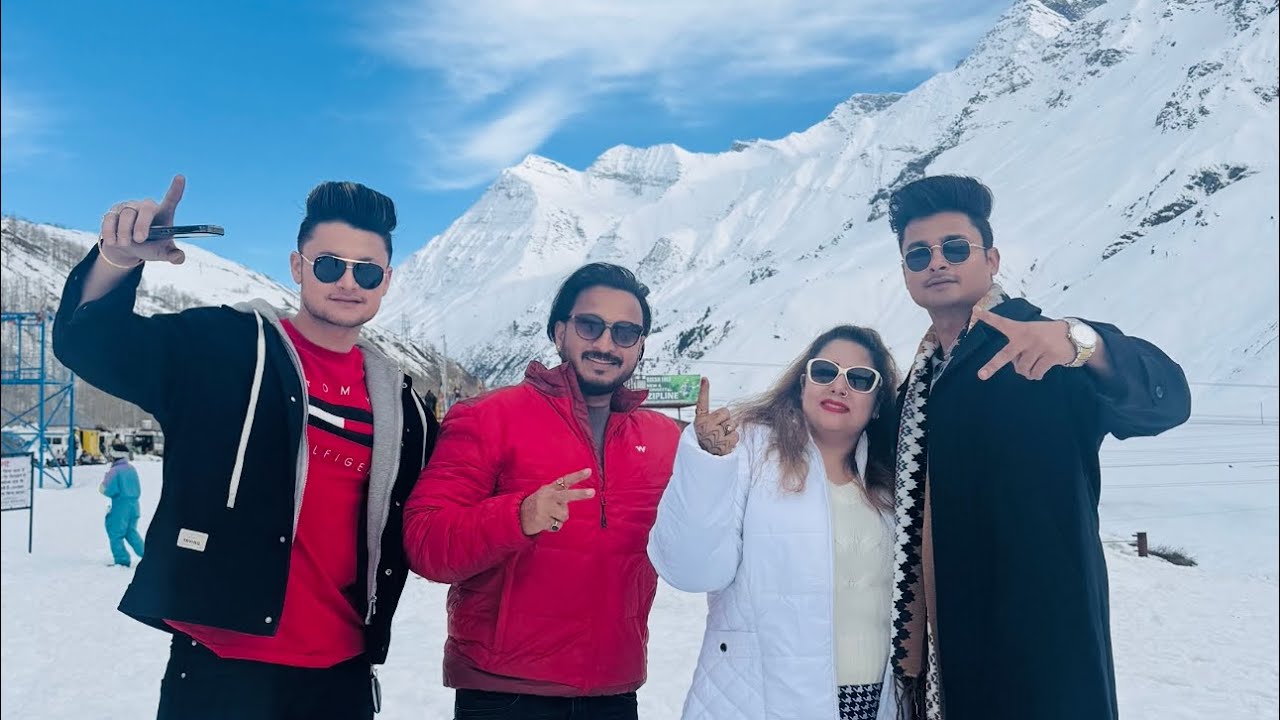 Chandra River Manali 😍 Atal Tunnel😄⛄️