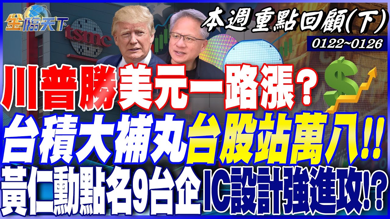 川普勝美元一路漲？ 台積大補丸 台股站萬八！！黃仁勳點名