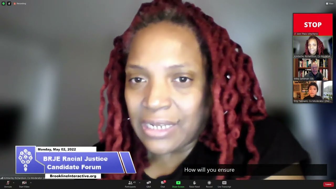 BRJE Racial Justice Candidate Forum