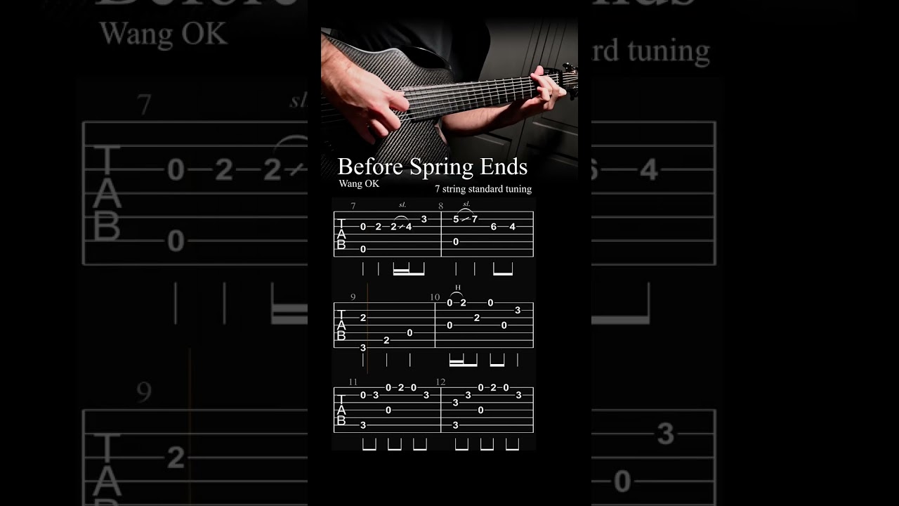 Before Spring Ends – Wang OK | Acoustic Guitar Tab