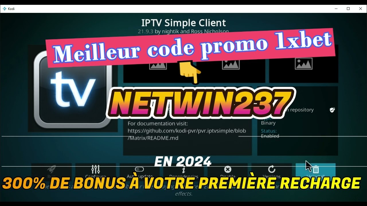 TUTO Installation du plugin Iptv simple client dans KODI pour regarder tous ses programmes télévisés