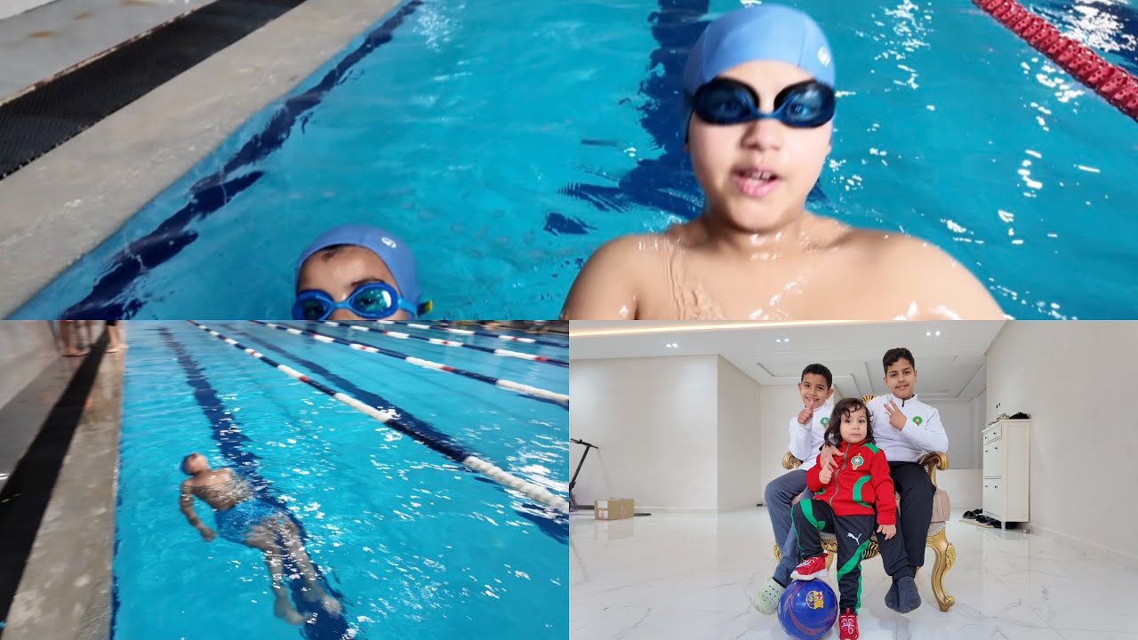 نهار ديال السباحة 🏊والشوبينغ 👍🇲🇦