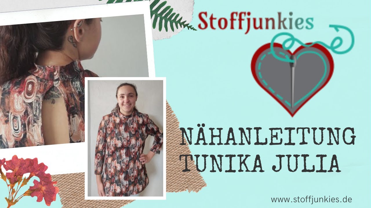 Tunika Julia von Stoffjunkies -  Nähanleitung