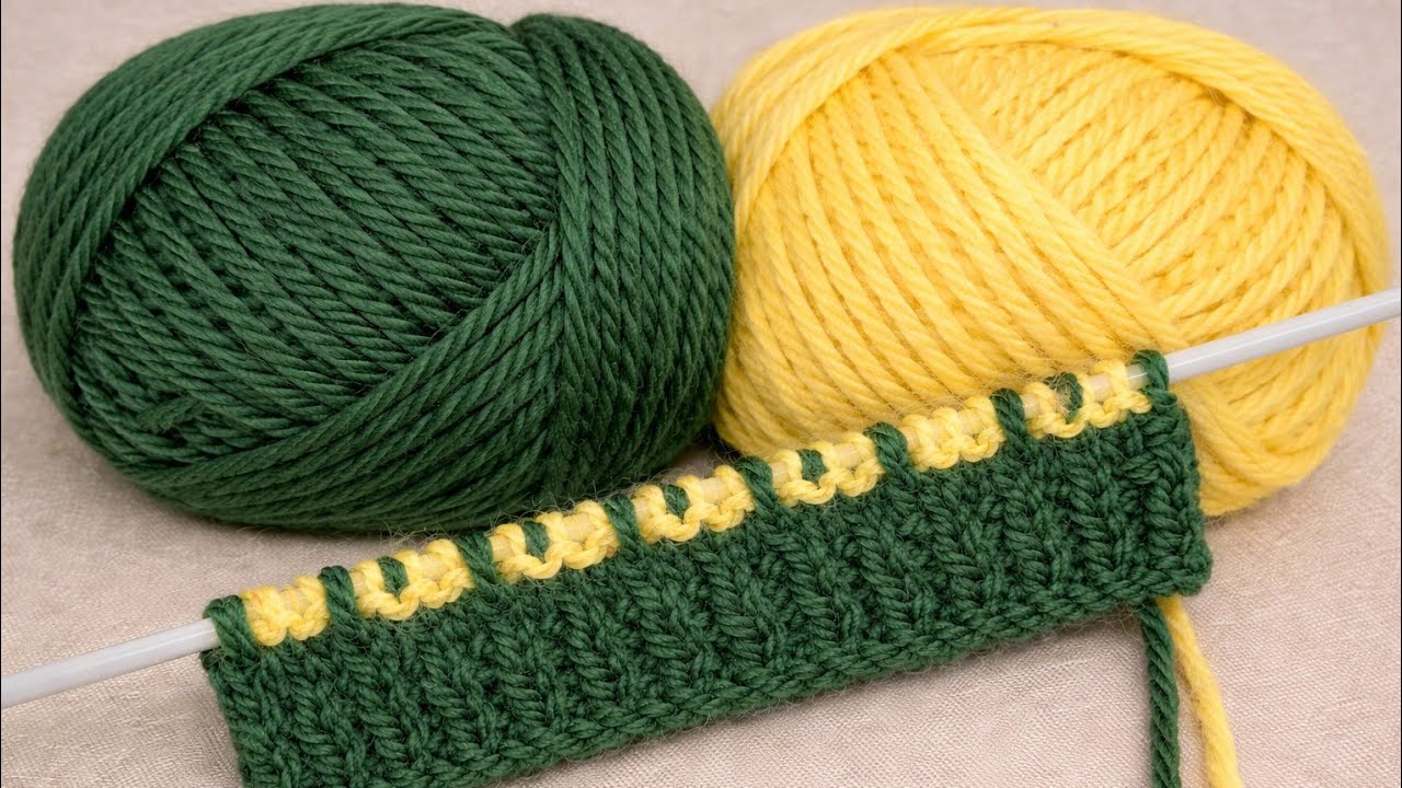 2 रंग का शानदार स्वेटर डिजाइन/Two Colour Sweater Design/Double Colour knitting/Do Rang ka design|