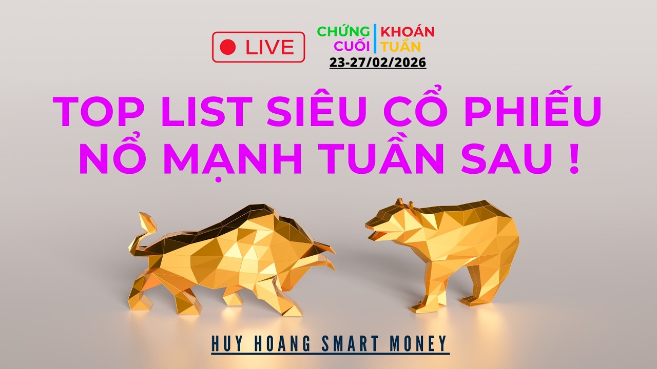 Chứng khoán Hôm Nay | Nhận định thị trường: Top List Siêu Cổ Phiếu Nổ Mạnh Tuần Sau !