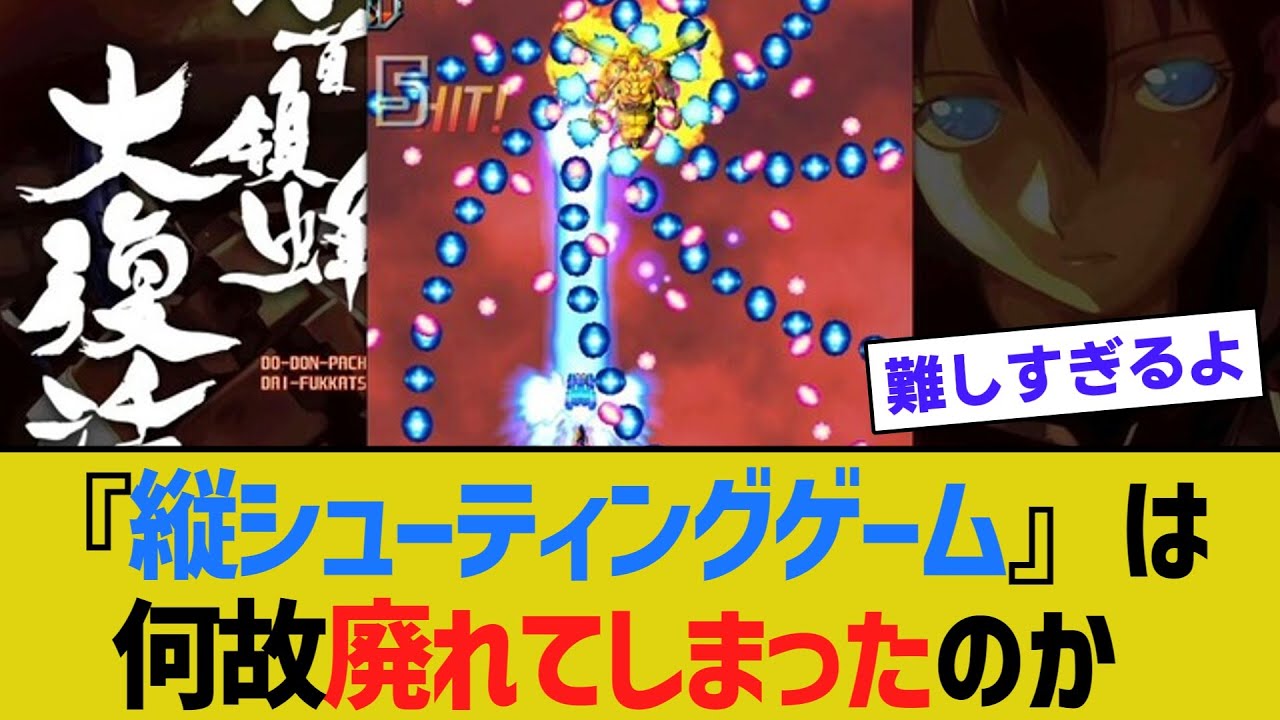 縦シューティングゲームは何故廃れてしまったのか【ゆっくり解説】