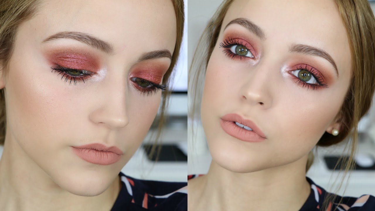 Red Glittery Eyes | Makeup Tutorial