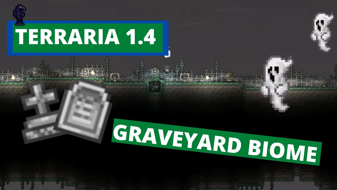 Terraria 1.4 Everything About The Graveyard